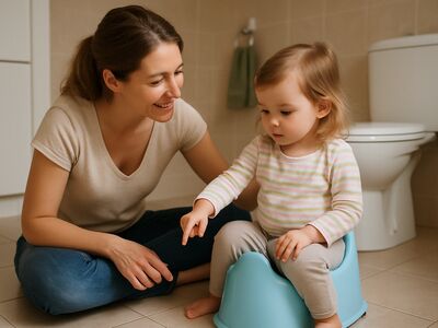 8 signes que votre enfant est prêt à utiliser le pot